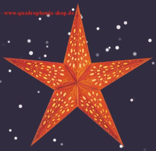 Starlightz Leuchtstern Mono Orange small 45 cm