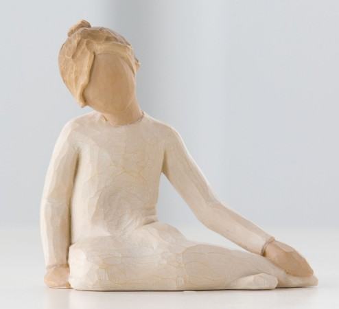 Willow Tree Thoughtful Child Figur Nachdenkliches Kind