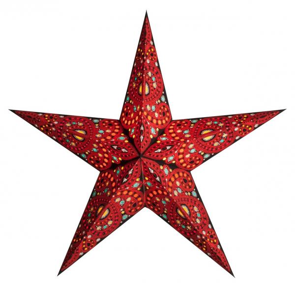 Leuchtstern Starlightz Diwali red earth friendly
