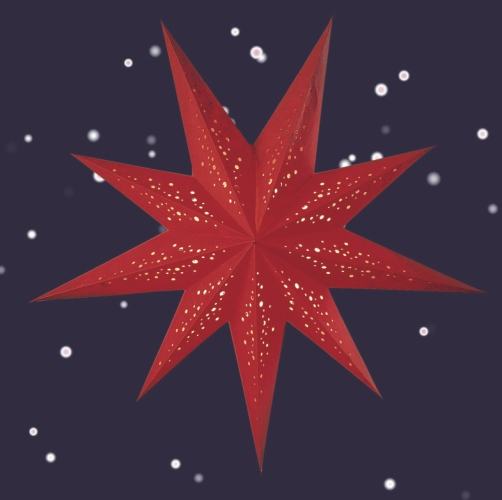 Starlightz Leuchtstern Spumante Red 60 cm