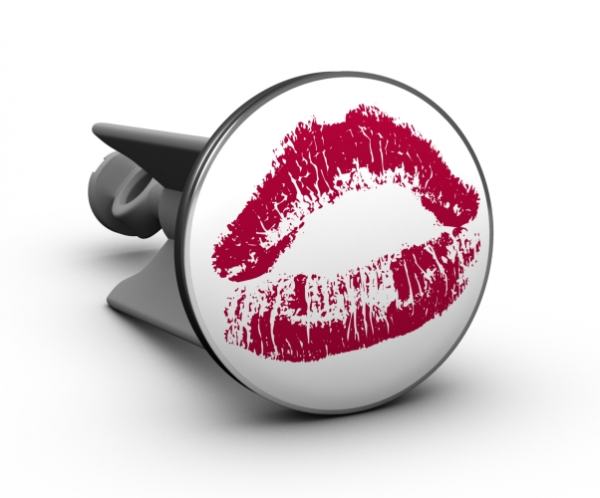 Plopp Waschbeckenstöpsel Kussmund